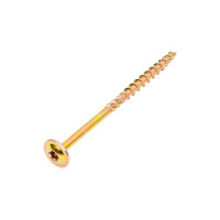 Конструкционный саморез КРЕП-КОМП потайной Torx, желтый цинк, 4.0x60 мм, 200 шт. скт460