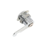 Мебельный замок GTV №103 почтовый 20, металлический ключ ZZ-20-103-01-S