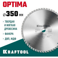 Диск пильный по дереву KRAFTOOL Optima 350x30 мм, 54Т 36951-350-30