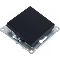 1-клавишный выключатель Systeme Electric Atlasdesign карбон 2-полюсный, 10а, механизм ATN001021