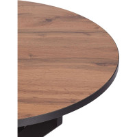 Стол Tetchair Manzana лдсп/hpl/металл, 80x80x75 см, дуб вотан/черный 20619