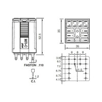 Промежуточное реле ComatReleco C4-R30/AC230V PN118688