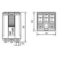 Реле промежуточное C5-M10DX/DC220V ComatReleco PN121076