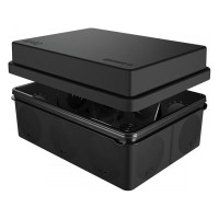 Коробка монтажная двухкомпонентная атмосферостойкая Greenel 150x110x70мм, IP67, черная GE42441-05