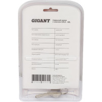 Навесной замок с ключом Gigant d=10 мм GPLK-63L