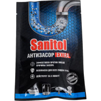 Антизасор Sanitol Extra для чистки труб, 2 саше по 50 г ЧС-225