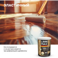 Аква лак для паркета и полов LINNIMAX шелковисто-матовый 0,9 л 948105337