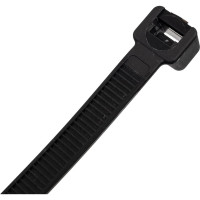 Нейлоновые стяжки Fortisflex НСС EasyFix 8x450 мм, черный, 100 шт. 89927