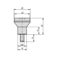 Ручка "Грибок" KIPP K0251.0067X15
