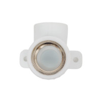 Угол Valfex с внутренней резьбой (простое крепление) 25x3/4" (60/15) белый 10120125