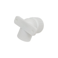 Угол Valfex с наружной резьбой (простое крепление) 20x3/4" (45/15) белый 10121120