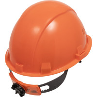Каска защитная Gigant Fit, храповая регулировка, оранжевая GHF-21