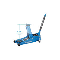 Подкатной домкрат NORDBERG 3 т, супернизкий подхват N32038