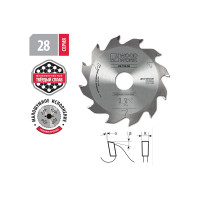 Диск пильный Профессионал 150x3/2.0x30 мм, Z=12, A=12° WOODWORK 28.150.03