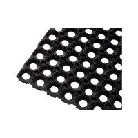 Коврик входной резиновый Luscan Professional 800x1200x16 мм черный 1848968