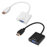 Адаптер PALMEXX ADP001 HDMI(m)-VGA(f), 1080p/60Hz, 0.15м, белый PX/HDMI-VGA