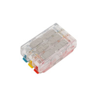 Клемма супер-компактная STEKKER проходная серии 219 на 3 контакта STEKKER, LD219-423, 50шт в упак, 49782