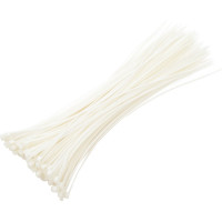 Ленточная хомут-стяжка Gigant 4,8x350 белый 100 шт. G/5/350/0