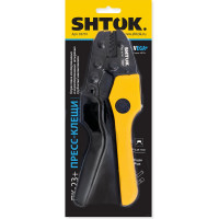Пресс-клещи SHTOK ПК-23+, матрица, профиль трапеция, 0.25-10.0 мм, серия Vega 03701