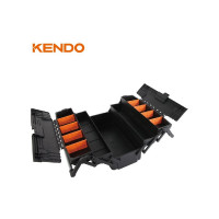 Ящик для инструментов KENDO 5 лотков, 465x229x209 мм 90275