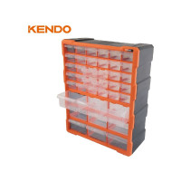 Вертикальный пластмассовый органайзер KENDO 39 ящиков 90248