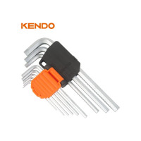 Набор длинных имбусовых ключей KENDO 9 шт. 20732