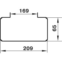Держатель 86, 204x60 мм Zernberg 10192141
