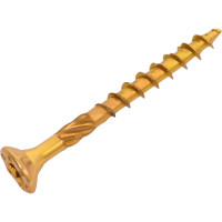 Конструкционный саморез Gigant желтый цинк 4x40 пот/г TORX 500 шт 123821