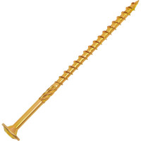 Конструкционный саморез Gigant желтый цинк 6x120 TORX острый 100 шт 123829