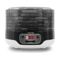 Сушилка для овощей и фруктов MARTA MFD-505PS 5 поддонов темный обсидиан 38868
