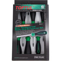 Набор отверток TOPTUL TORX с отверстием T10-T40 серии Pro-Plus, 6 предметов в картоне GFE-0603