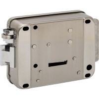 Электромеханический накладной замок ACCORDTEC AT-EL101A, универсальный, цилиндр снаружи, кнопка АТ-02404