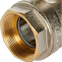 Кран шаровой неполнопроходной ROMMER RBV-0001-2110350 ВР/ВР, ручка рычаг 2 RG00938RJN7S89