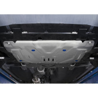 Защита картера и КПП Rival для Honda CR-V V (V - 2.0; 2.4) 2017-н.в., штампованная, алюминий 3 мм, с крепежом, 333.2131.2