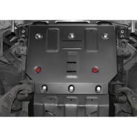 Защита радиатора АвтоБРОНЯ для Haval H9 2015-н.в., с крепежом, 111.09407.1