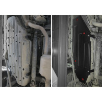Защита топливного бака АвтоБроня Lexus LX III 2012-2021/Toyota Land Cruiser 200 2015 111.09515.1