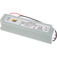Блок питания для ленты SWG LV-75-12 IP 67, пластик, 75 W, 12V 00000000103