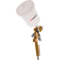 Пневматический краскопульт INTERTOOL, форсунка 1.5мм, бачок 600 мл, PT-0110