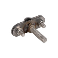 Фасадный держатель EKF с резьбавым соединением L=20мм, Ni PROxima lp-31020-ni