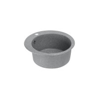 Кухонная Мойка AQUATON Иверия Кругл. 480мм.серая NEW 00034182 1A711032IV230
