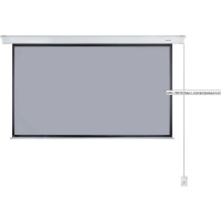 Экран с электроприводом Master Control Lumien 174х240 см (раб. область 130х232см) (105") High Contrast черн. кайма сверху \3\ 121509