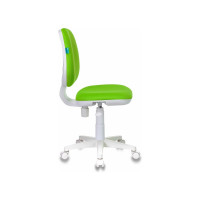 Детское кресло Бюрократ CH-W213 салатовый TW-18, крестовина пластик, пластик белый 1162173