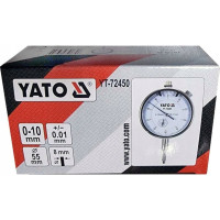 Циферблатный индикатор YATO 0-10мм YT-72450