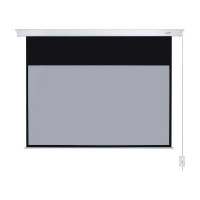 Экран с электроприводом Master Control Lumien 174х240 см (раб. область 130х232см) (105") High Contrast черн. кайма сверху \3\ 121509
