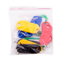 Набор брелоков для ключей OfficeSpace 52 мм, 10 шт, ассорти 268448