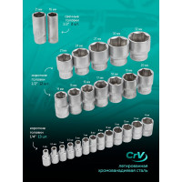 Набор инструментов profi 82пр. 1/4",1/2"(6гр)(4-32мм) MAMEDFORCE MF-4821-5(54637)