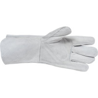 Краги из спилка Gward Extra  серые, без подкладки р. XXL 12 пар XY251