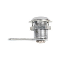 Мебельный замок GTV №103 почтовый 20, металлический ключ ZZ-20-103-01-S