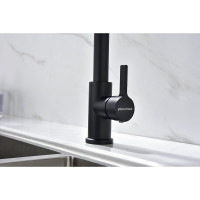 Смеситель для кухни Paulmark HALT, антрацит,  Ha214021-AN