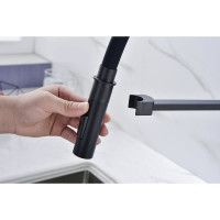 Смеситель для кухни Paulmark HALT, антрацит,  Ha214021-AN